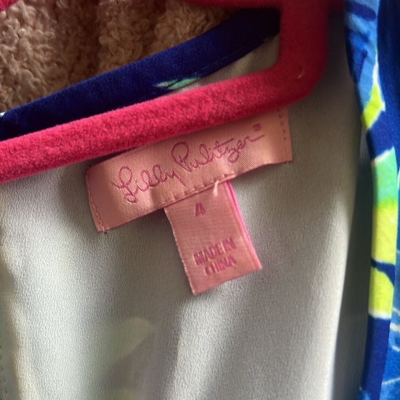 Lilly Pulitzer parrot print dress size 4 - Picture 4 of 4
